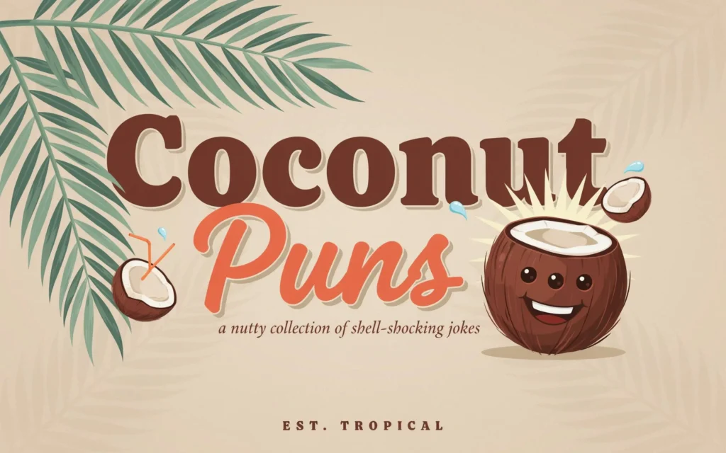 Ultimate Coconut Puns: Hilarious Jokes, Captions, and Wordplay